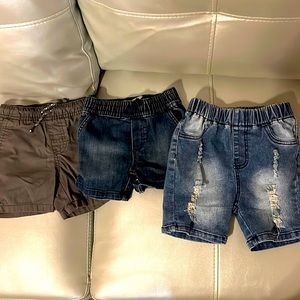 Denim and cargo shorts available